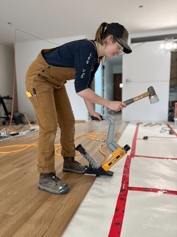En installant ton plancher